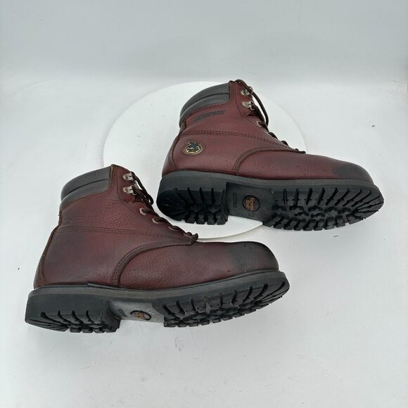 Georgia Boot 6" Men Size 9.5M G6174 Brown Oiler Steel Toe Waterproof Work Boot - Picture 6 of 11